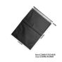 500pcs Black Compostable Satchels 350x480mm 65Mic