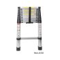 3.2m Telescopic ALUMINIUM Extension Ladder Capacity 150KG