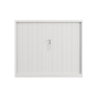 Steel Tambour Storage Box White Cupboard 1016x1200x473mm