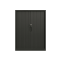 Steel Tambour Storage Box Black Cupboard 1200x900x473mm