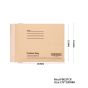 100pcs 215x280mm Bubble Padded Mailer 75% Post-consumer recycled kraft envelope
