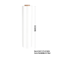 4 Rolls 23UM White 500mm Hand Stretch Film Cast Pallet Wrap 4.3kg/roll