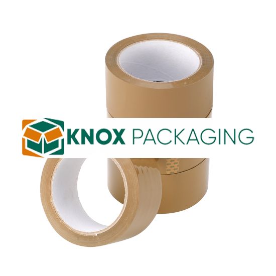 36 Rolls 48mm x 75m x 45mic Brown Packing Sealing Tapes