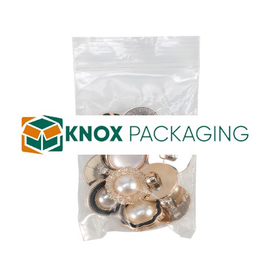 1000pcs 40mm x 60mm Resealable Ziplock Plastic Bags