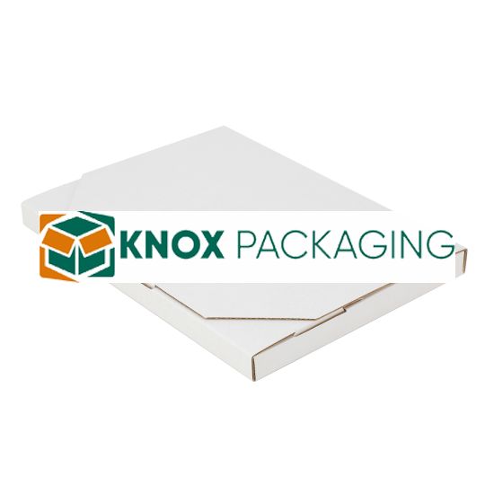 200pcs 220 x 160 x 16mm Diecut Flat Mailing Box White