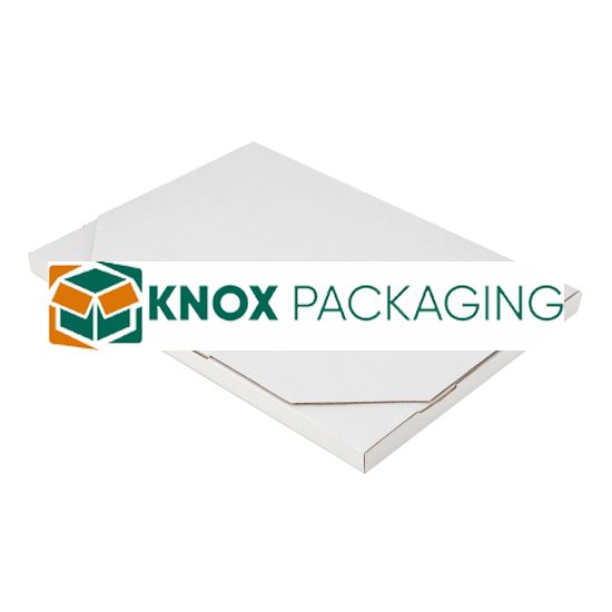 100pcs 310 x 220 x 16mm Diecut Flat Mailing Box White