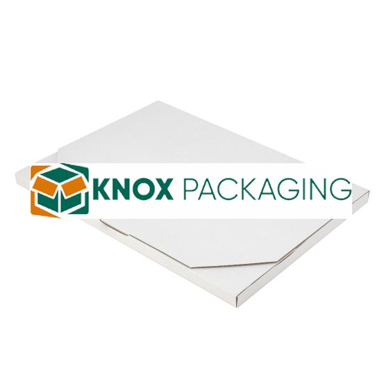 100pcs 350 x 250 x 16mm Diecut Flat Mailing Box White