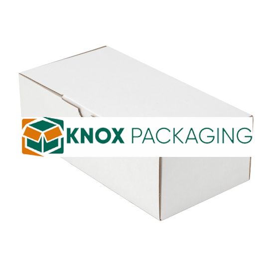 100pcs 240 x 125 x 75mm Diecut Mailing Box White