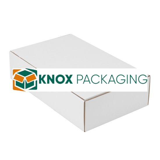 100pcs 240 x 150 x 60mm Diecut Mailing Box White