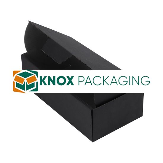 100pcs 240 X 125 X 75mm Diecut Mailing Box Black