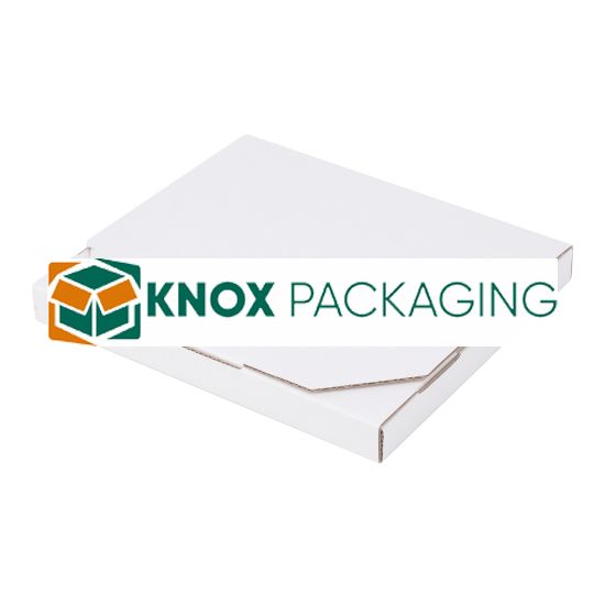 200pcs 155 x 135 x 16mm Diecut Flat Mailing Box White