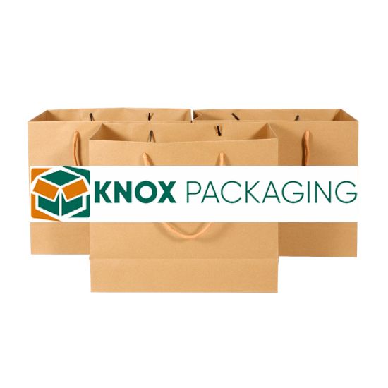 150pcs Kraft Paper Shopping Carry Bag 320×260 + 110mm