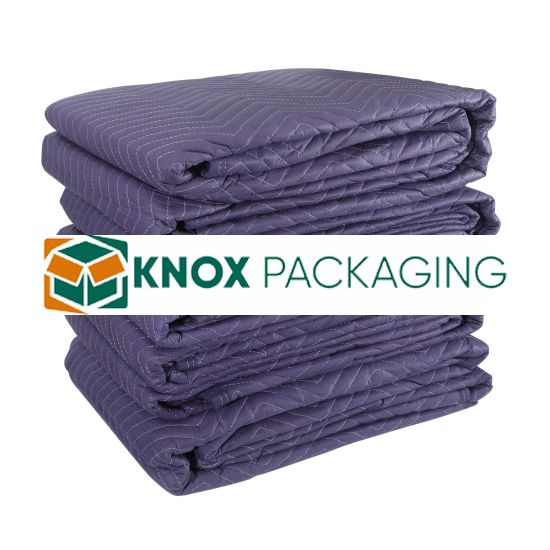 4 x Heavy Duty Furniture Protection Moving Blanket Quilted Removalist Pad