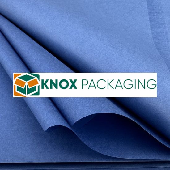 480 Sheets Acid Free Tissue Paper 500x750mm 17gsm Navy Blue