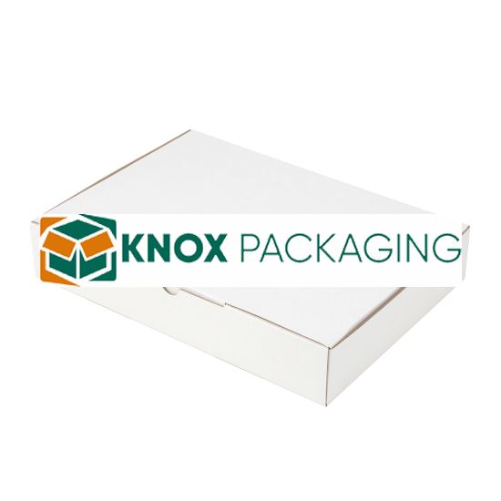 100pcs 310 x 225 x 55mm Diecut Mailing Box White