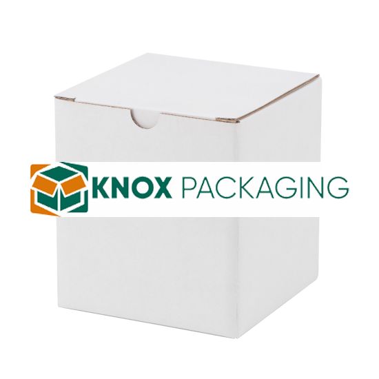100pcs 105 x 105 x 115mm Candle Mailing Box White