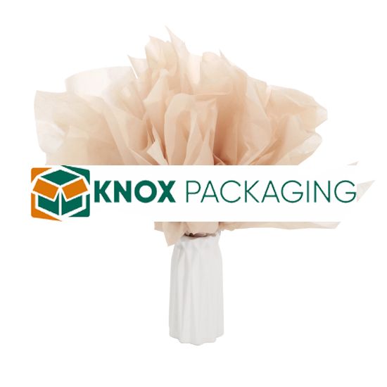 500 Sheets Acid Free Tissue Paper 500x750mm 17gsm Kraft