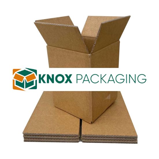 20pcs Heavy Duty 135 x 135 x 180mm Brown Double Wall Mailing Box