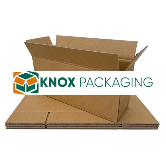 20pcs Heavy Duty 400 x 135 x 180mm Brown Double Wall Mailing Box