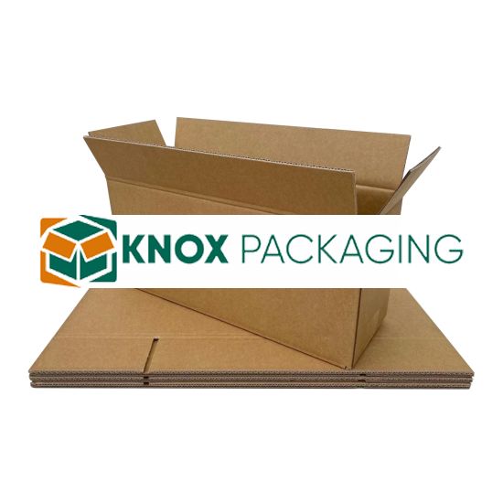 25pcs Heavy Duty 350 x 130 x 110mm Brown Regular Slotted Mailing Box