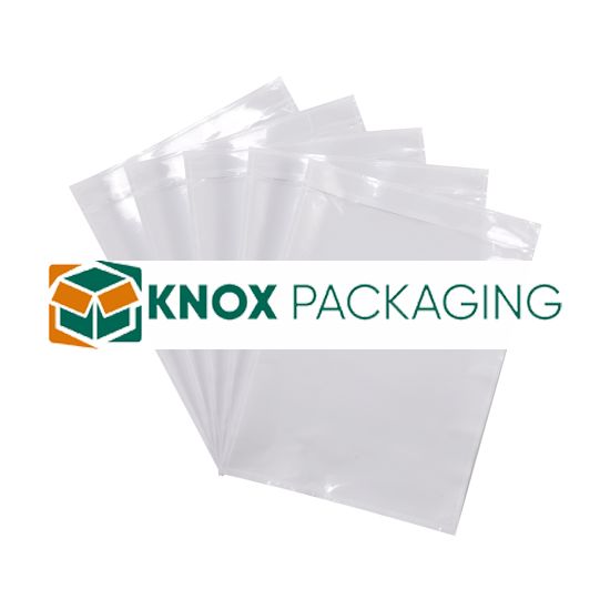 500pcs 175mm x 230mm Invoice Enclosed Sticker Pouch Doculopes Plain