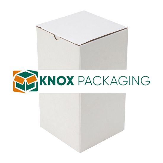 100pcs 120 x 120 x 220mm Candle Mailing Box White
