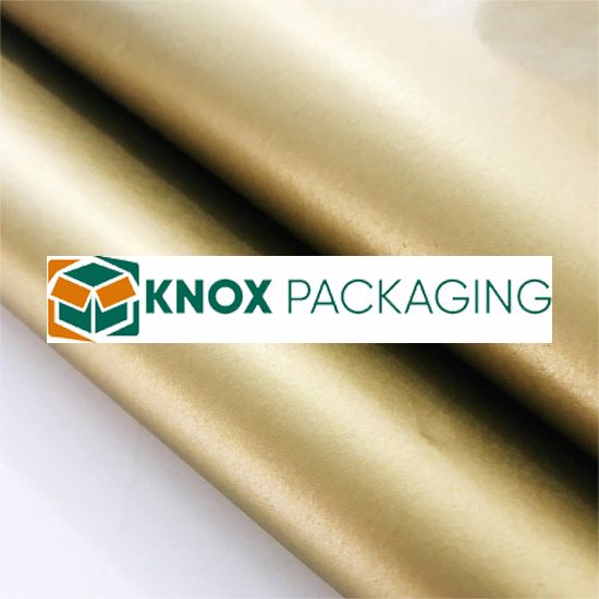 100 Sheets Metallic Gold Acid Free Tissue Paper 500x750mm 18gsm