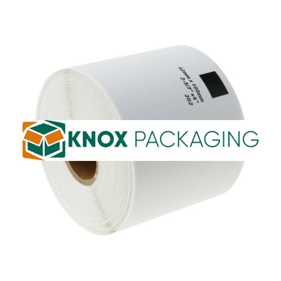 10 Refill Rolls DK11202 Brother Compatible Shipping Labels 62x100mm