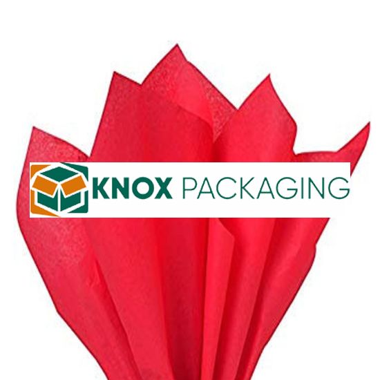 480 Sheets Acid Free Tissue Paper 500x750mm 17gsm Red