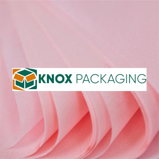 500 Sheets Acid Free Tissue Paper 500x750mm 17gsm Pale Pink