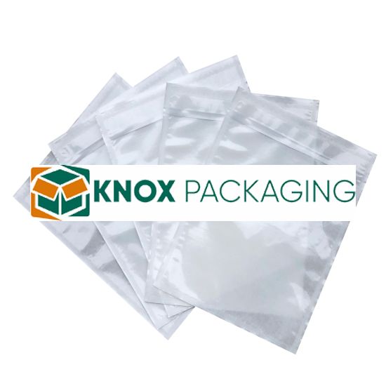 1000pcs 115mm x 165mm Invoice Enclosed Sticker Pouch Doculopes Plain Clear