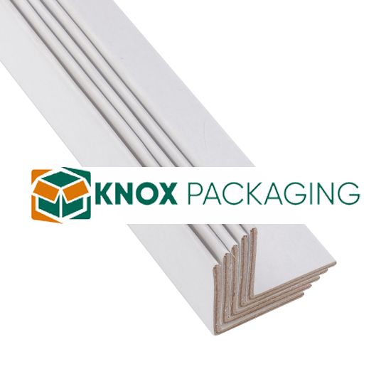 Cardboard Corner Pallet edge Protectors 50x50x1160mm 25pcs/pack White