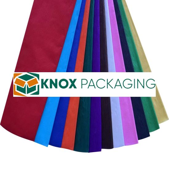 Rainbow Crepe Paper 500mmx2.5m Assorted Pack of 12 Sheets