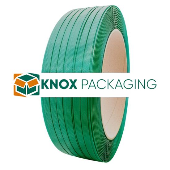 Pet Strapping Green Embossed 12mm x 0.7mm x 1900m