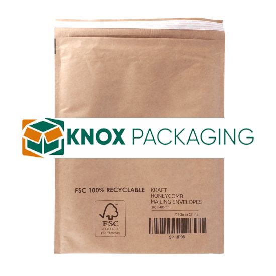 50pcs 300x405mm Honeycomb Padded Recycled Paper Mailer