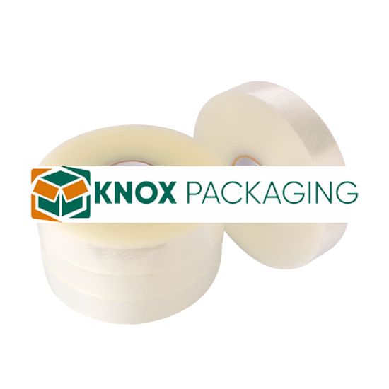 6 Rolls Clear Acrylic Machine Tape 48mm x 1000m 50 Micron