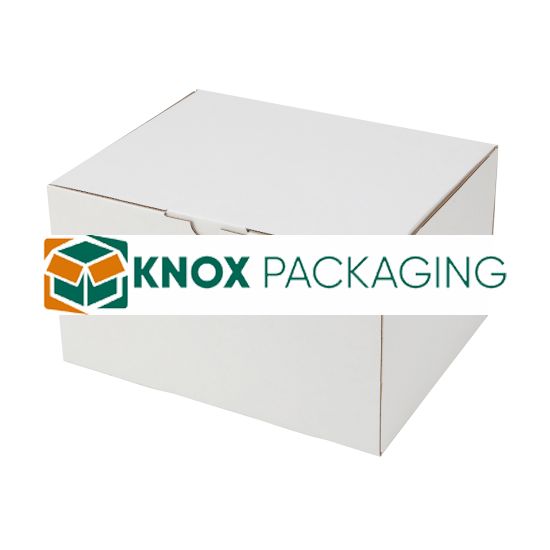 100pcs 230 X 180 X 130mm Diecut Mailing Box White
