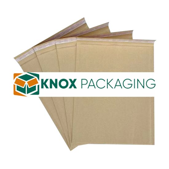 100pcs 240x345mm Corrugated Paper Mailer Brown