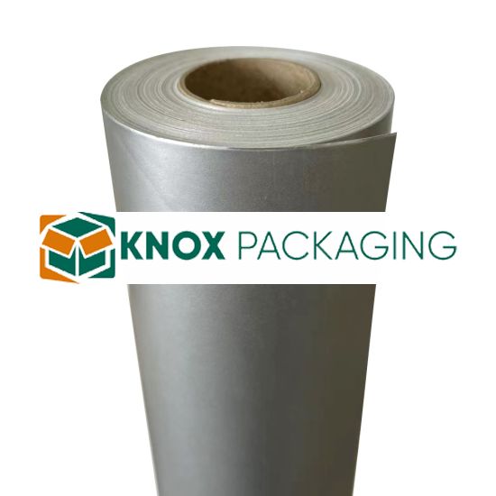 Wrapping Paper Roll 500mm X 60m Silver 80GSM