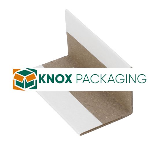 Cardboard Strapping Corner Protectors Guards 60x60x100mm 400pcs/pack White