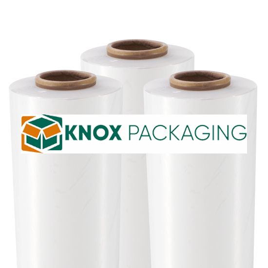 4 Rolls 20UM Clear 500mm Hand Stretch Film Cast Pallet Wrap 3.7kg/roll