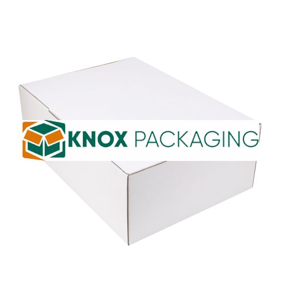 50pcs 430 x 310 x 150mm Diecut Mailing Box White