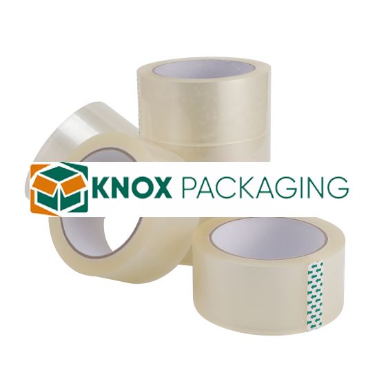 36 Rolls Adhesive Clear Packaging Sealing Tape 48mm x 75m