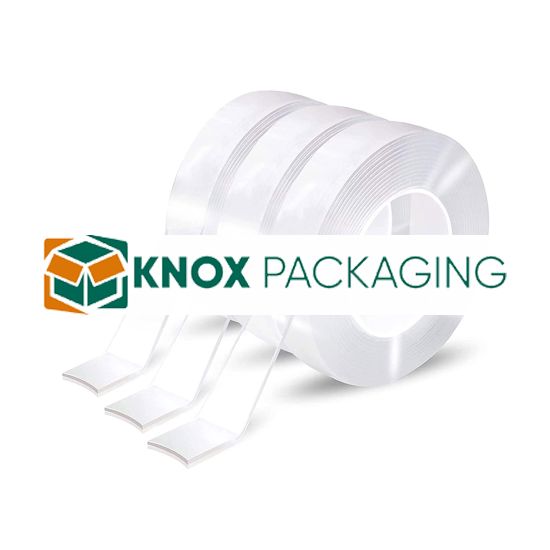 10 Rolls Double Sided Strong Sticky Clear Tape 20mm x 2m x 1mm