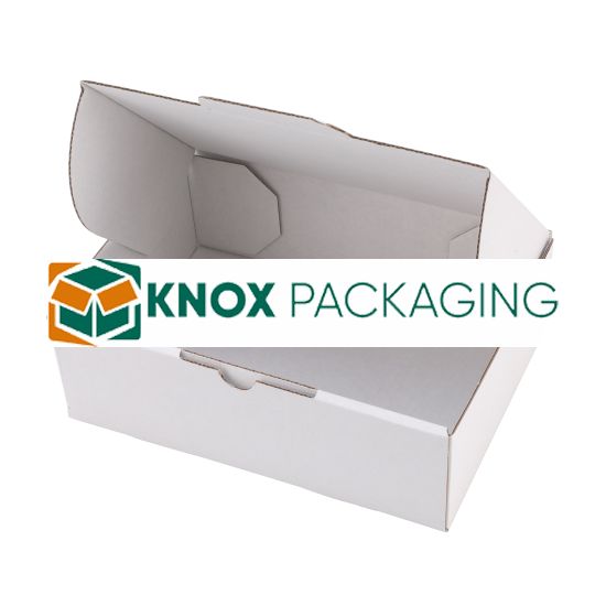 100pcs Full White 175 x 130 x 55mm Diecut Mailing Box