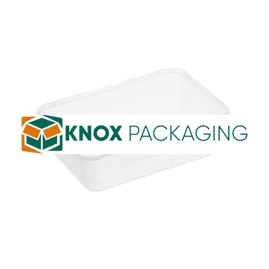 500ML FREEZER GRADE Rectangle Plastic Takeaway Container 500PCS