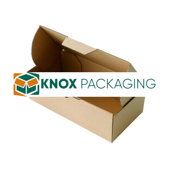 100pcs 240 x 125 x 75mm Diecut Mailing Box Brown Heavy Duty