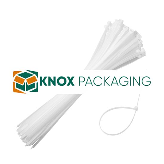 White Cable Ties 7.6 x 370mm -100Piece