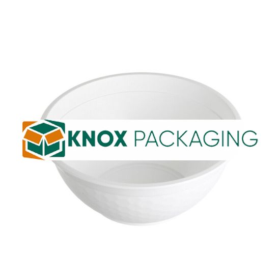 1050ML White Reusable Plastic Food Bowls 400/Carton