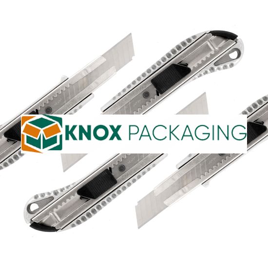 10pcs Metal Heavy Duty Safety Knife 18mm